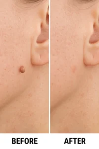 Skin tags removal Golders Green before and after
