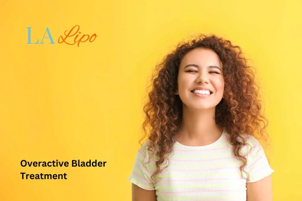 woman smiling about overactive bladder treatment Golders Green solutions