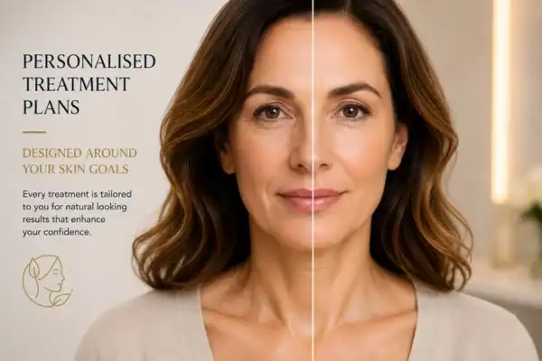 Before and after results of Collagen Lift Therapy Golders Green